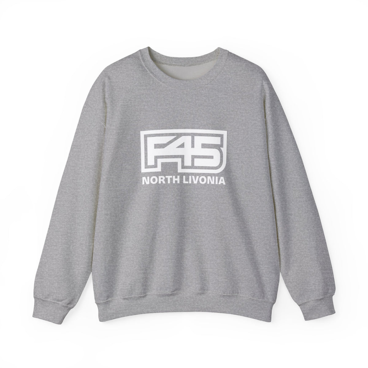 F45 North Livonia - Embroidered Crewneck Sweatshirt