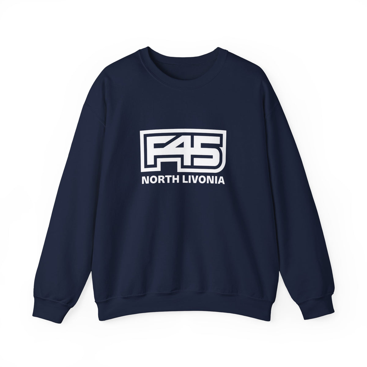 F45 North Livonia - Embroidered Crewneck Sweatshirt