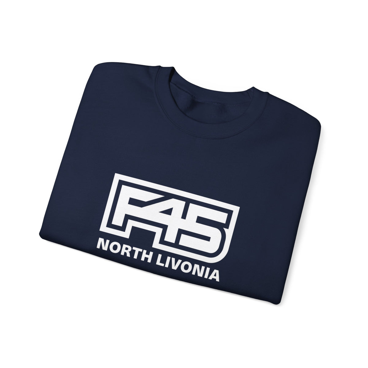 F45 North Livonia - Embroidered Crewneck Sweatshirt