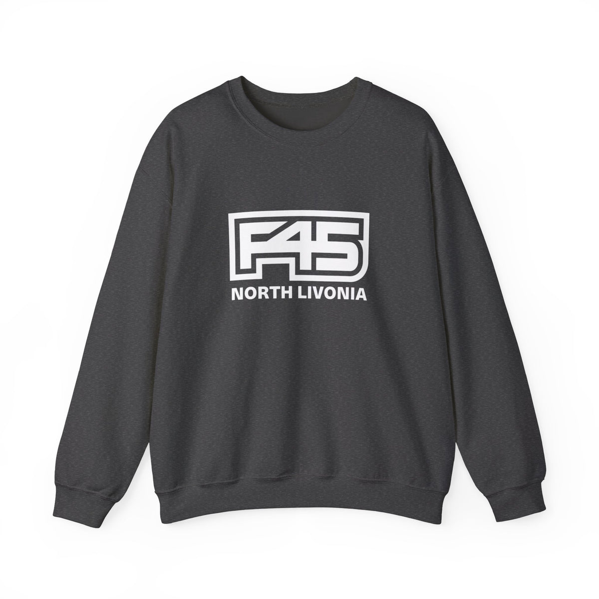F45 North Livonia - Embroidered Crewneck Sweatshirt