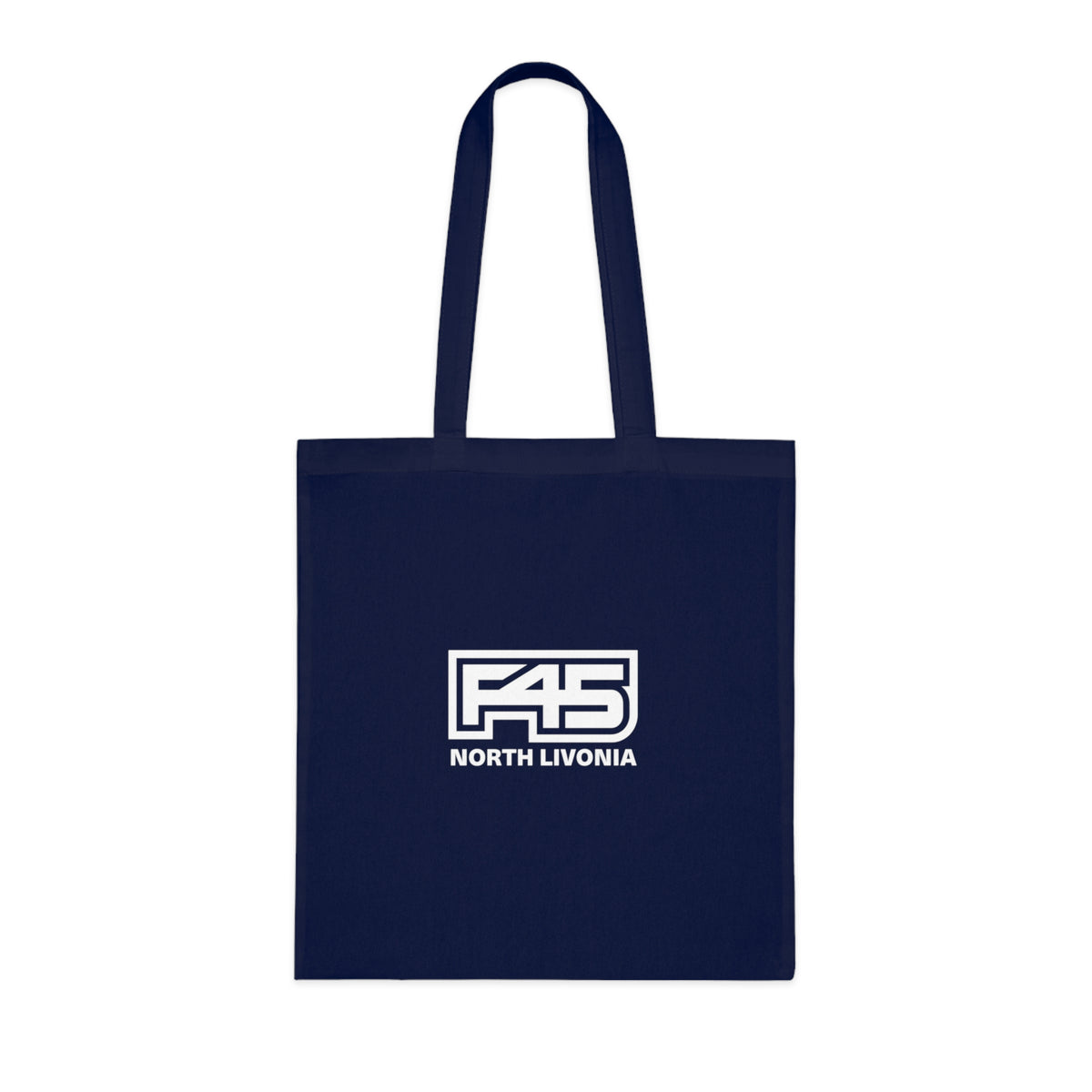 F45 North Livonia Logo Cotton Tote Bag